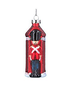 Gisela Graham Soldier In Sentry Box Resin Tree Decoration